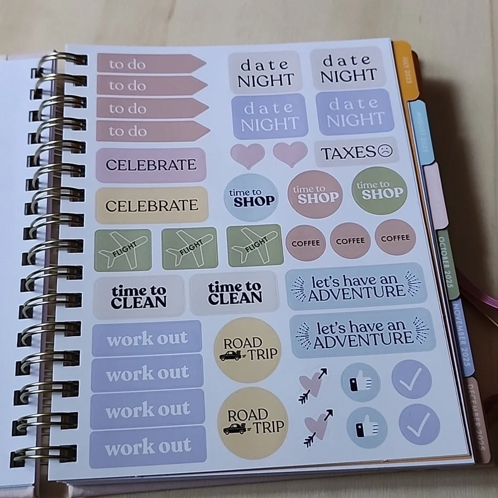Brand New Eccolo Blue Stripe 2025-2026 planner notebook